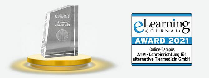 ATM Akademie - eLearning Award 2021 für besten Online Campus