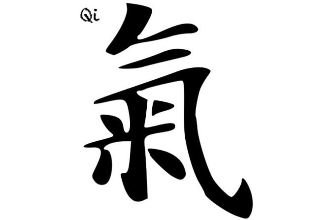 Therapieverfahren ATM QiGong - chinesisches Schriftzeichen Qi